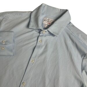 Mizzen + Main Men's Large Spinmaker Collection  Trim Fit Long Sleeve Dress Shirt